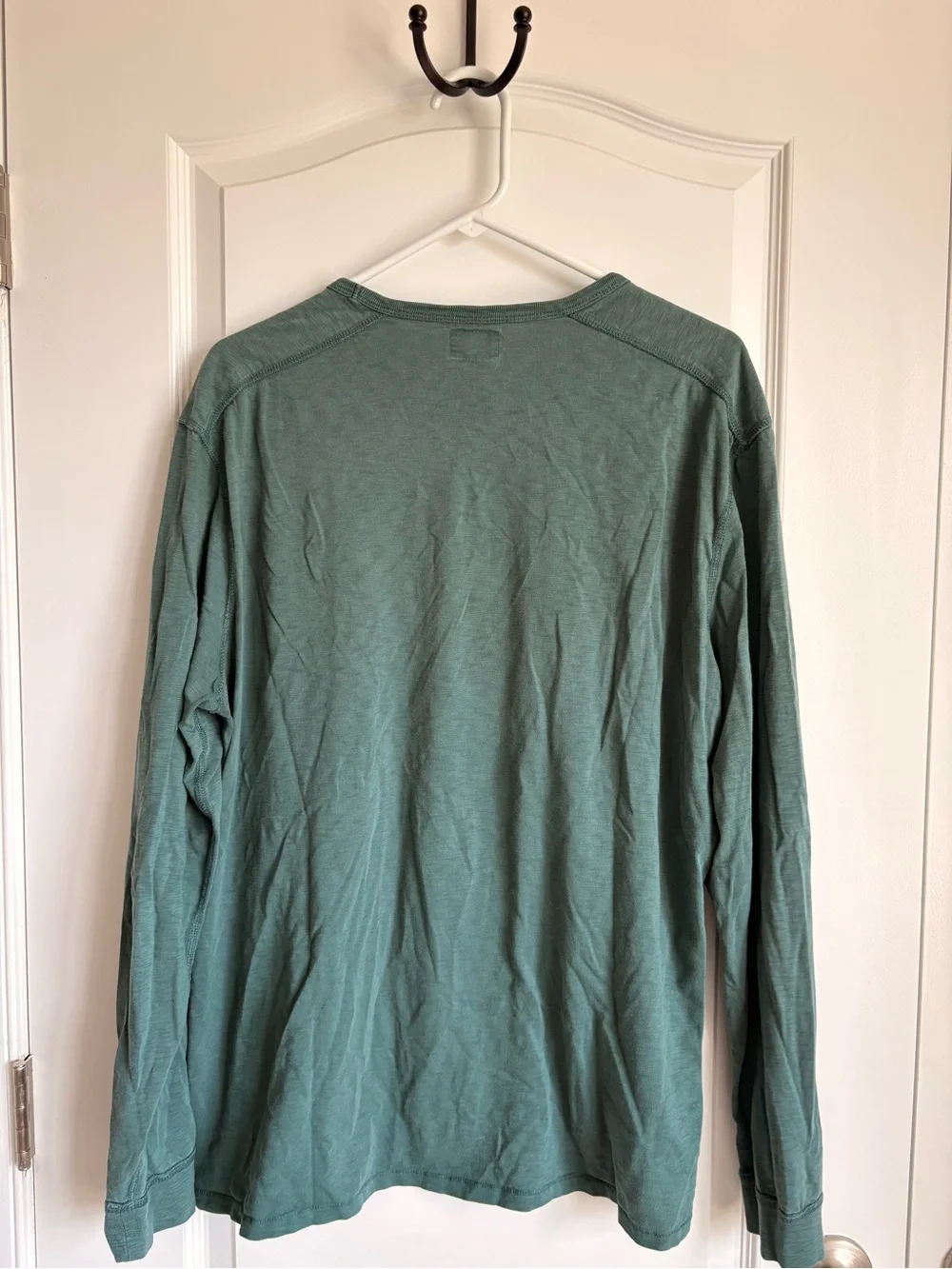 J. Crew Long-Sleeve Crewneck Shirt - Sage
